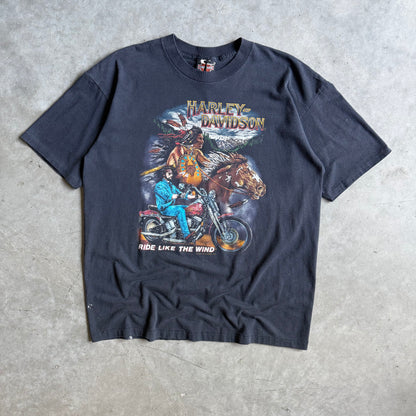 Vintage Harley Davidson ‘Ride Like The Wind’ T Shirt