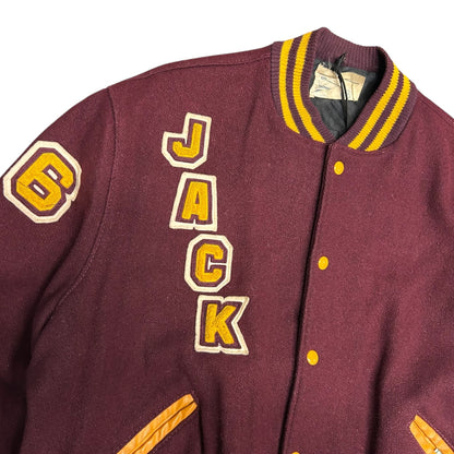 Vintage 1976 Lincoln Railsplitters Varsity Jacket