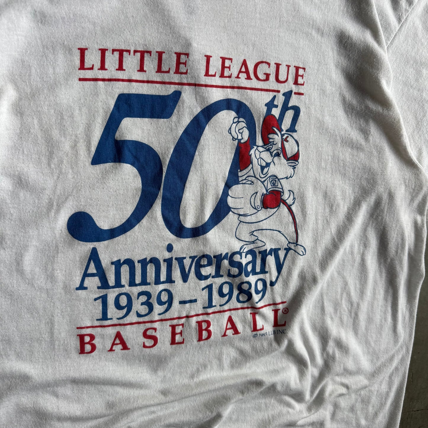 Vintage ‘89 Little League Baseball 50th Anniversary Tee