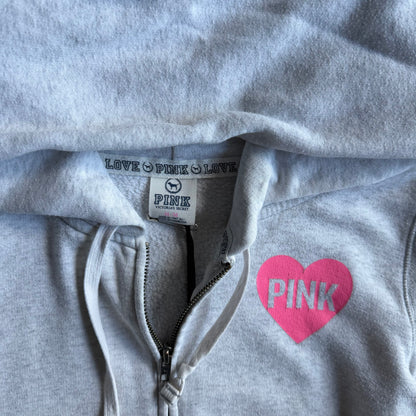 Y2K Women’s Pink “Love Pink” Big Back Hit Zip-Up Hoodie