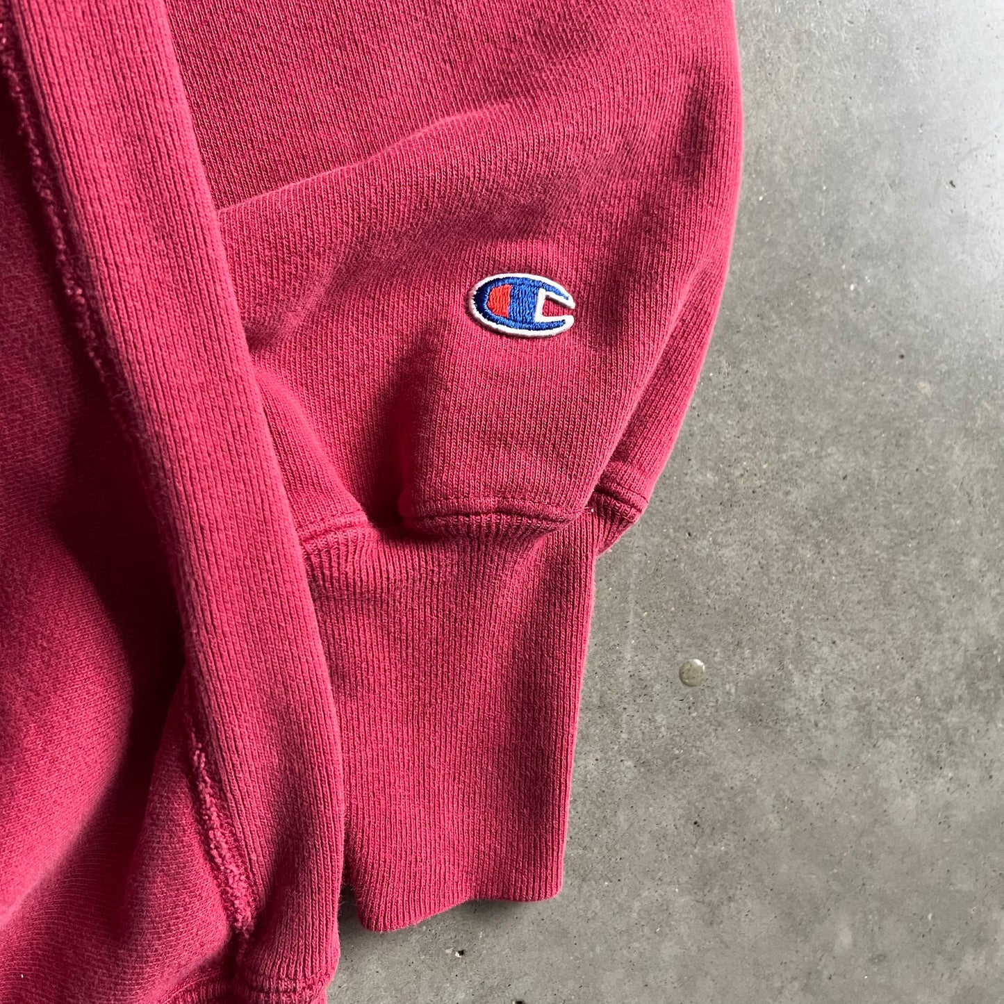 Vintage Champion Reverse Weave Iowa State Spellout Red