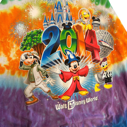 Walt Disney World Tie Die 2014 Character Tee