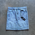 Women’s Y2K Access Embroidered Denim Mini Skirt