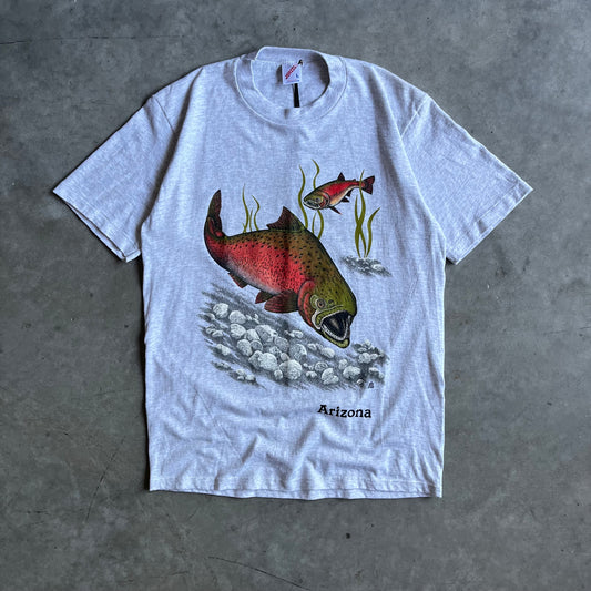 Vintage ‘88 LSJ Sportswear Fish Couple Tee