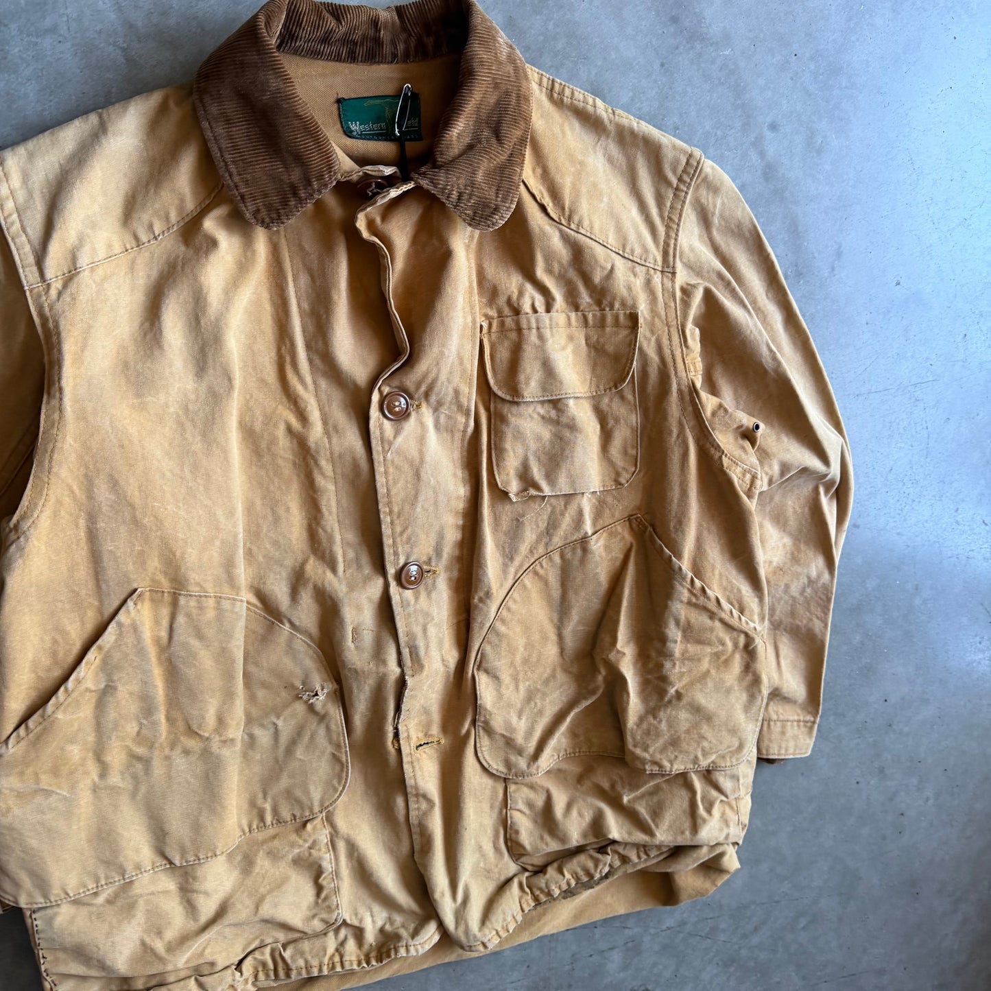 Vintage 60s Western Field Canvas Hunters Jacket