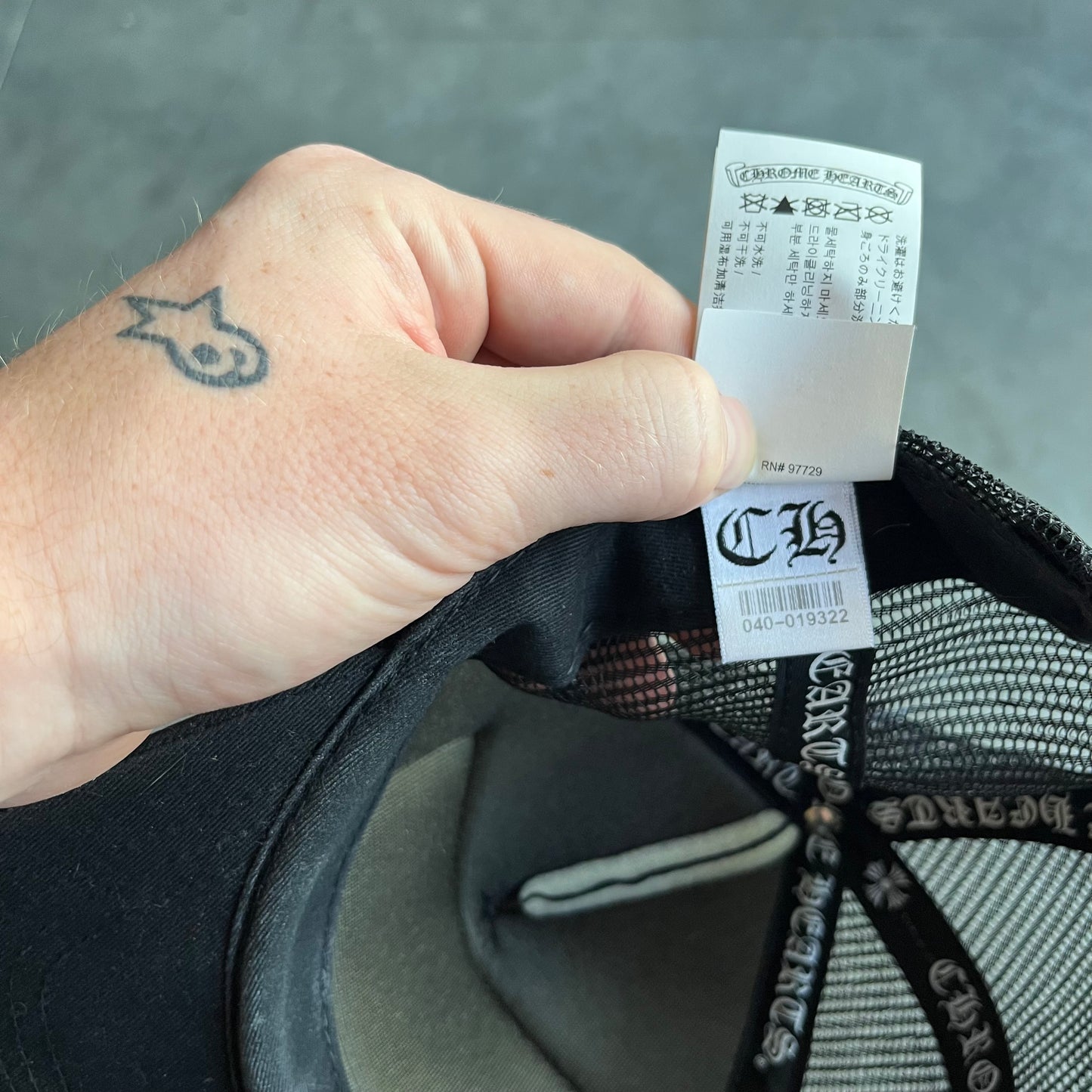 Chrome Hearts Miami Patch Trucker Hat - Black