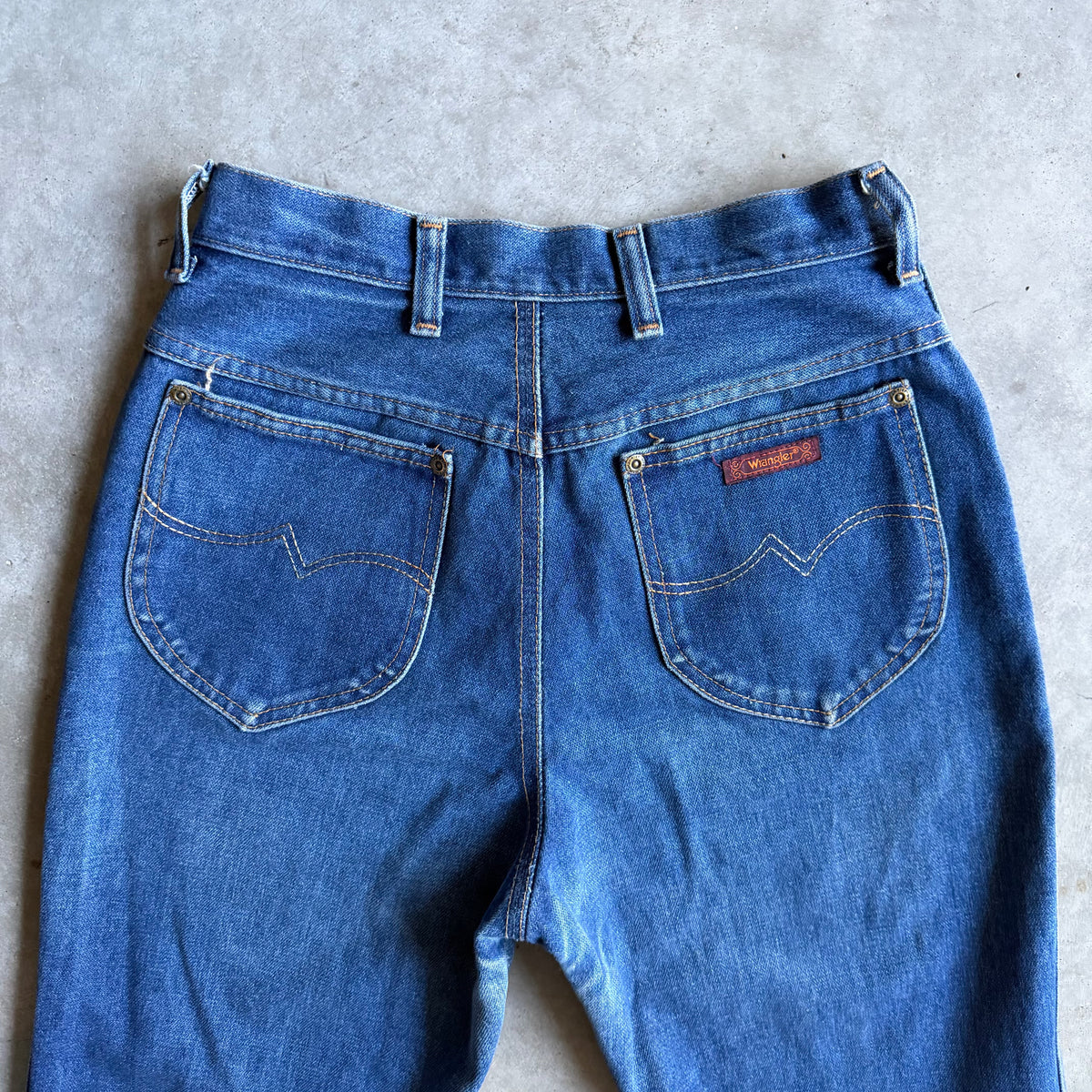Vintage Women’s Wrangler Misses Full Fit Blue Jeans