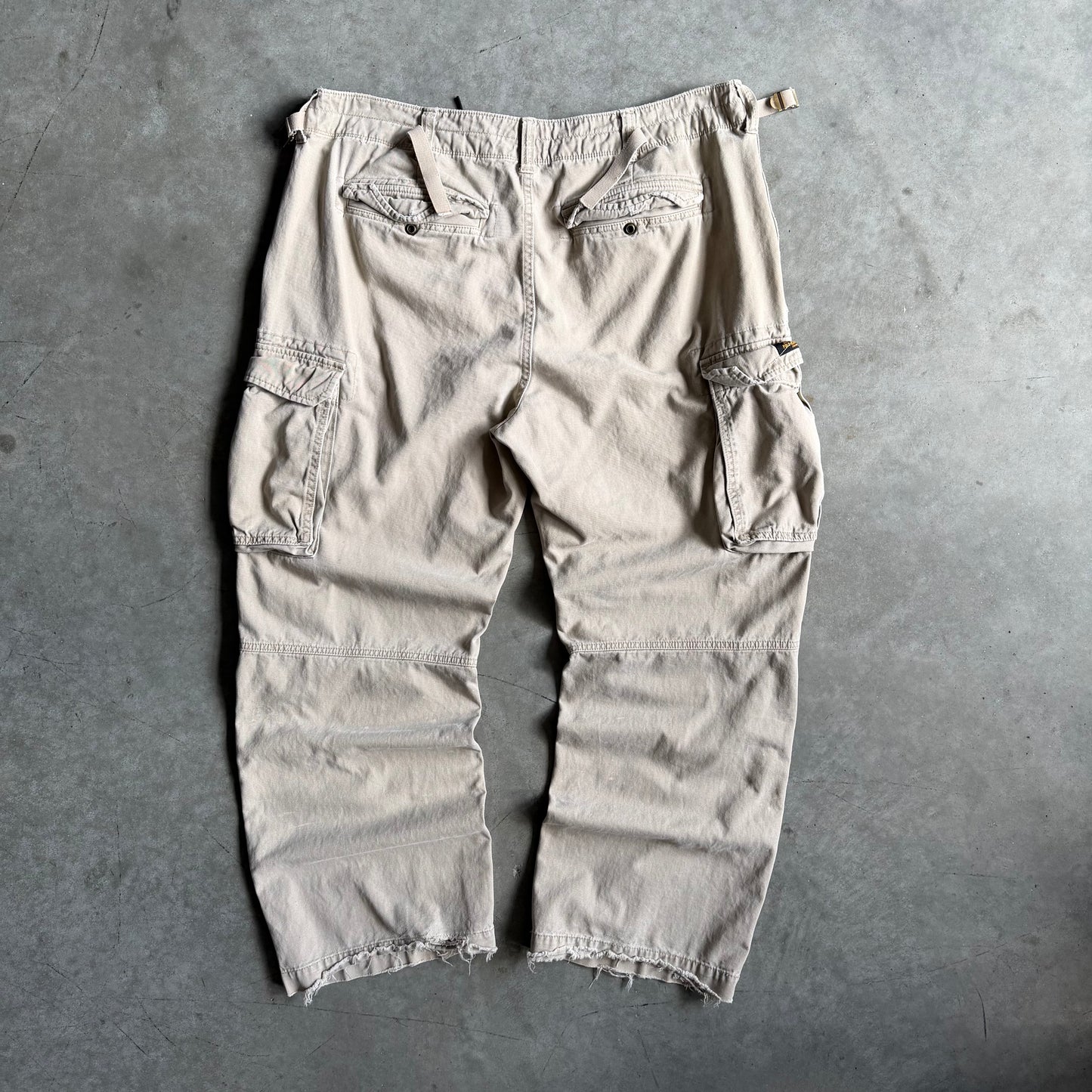 Y2K Polo Jeans Co Ralph Lauren Khaki Cargo Pants