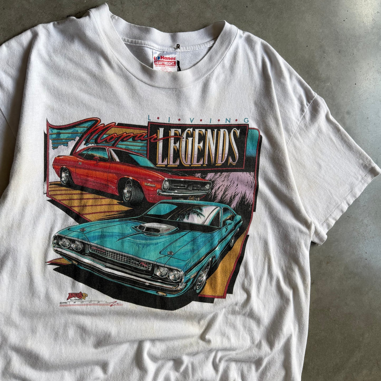 Vintage ‘90 “Living Mopar Legends” Muscle Car Tee