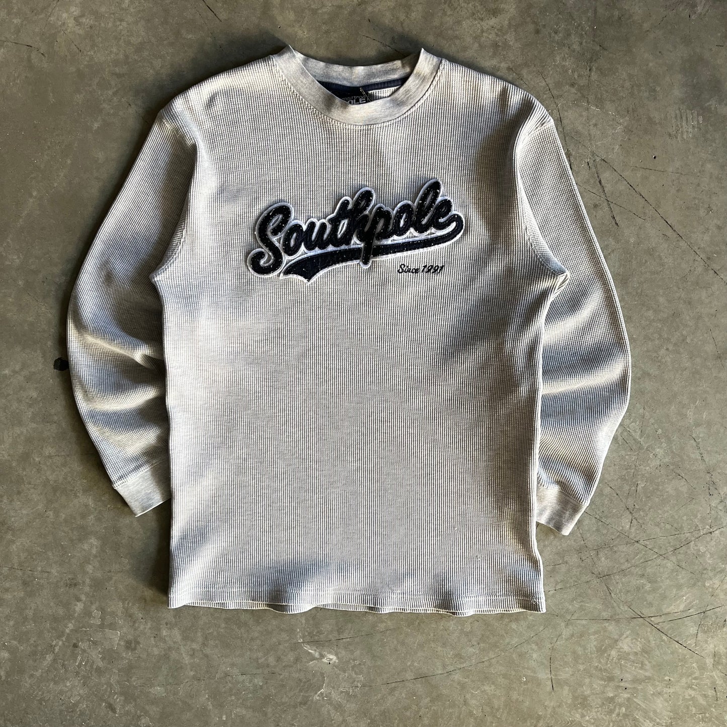 Y2K Southpole Spell Out Thermal Tee