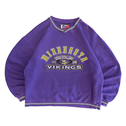 Vintage Pro Player Vikings Embroidered Sweatshirt
