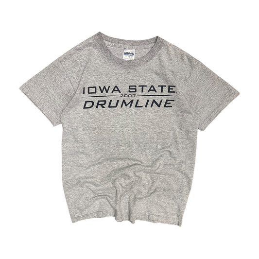 Y2K Iowa State Drumline Grey & Navy Tee