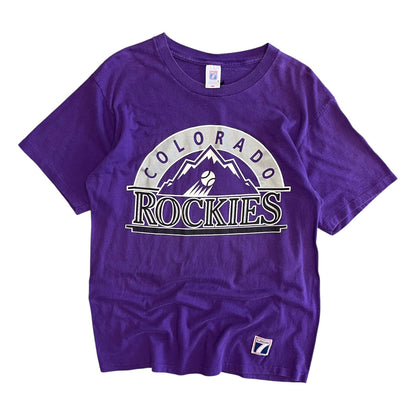 Vintage Colorado Rockies Logo Tee
