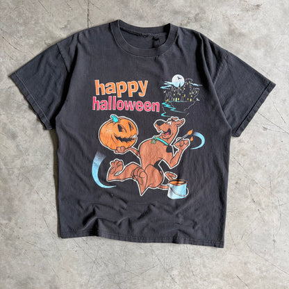Vintage Scooby-Do Halloween Pumpkin Painting Tee