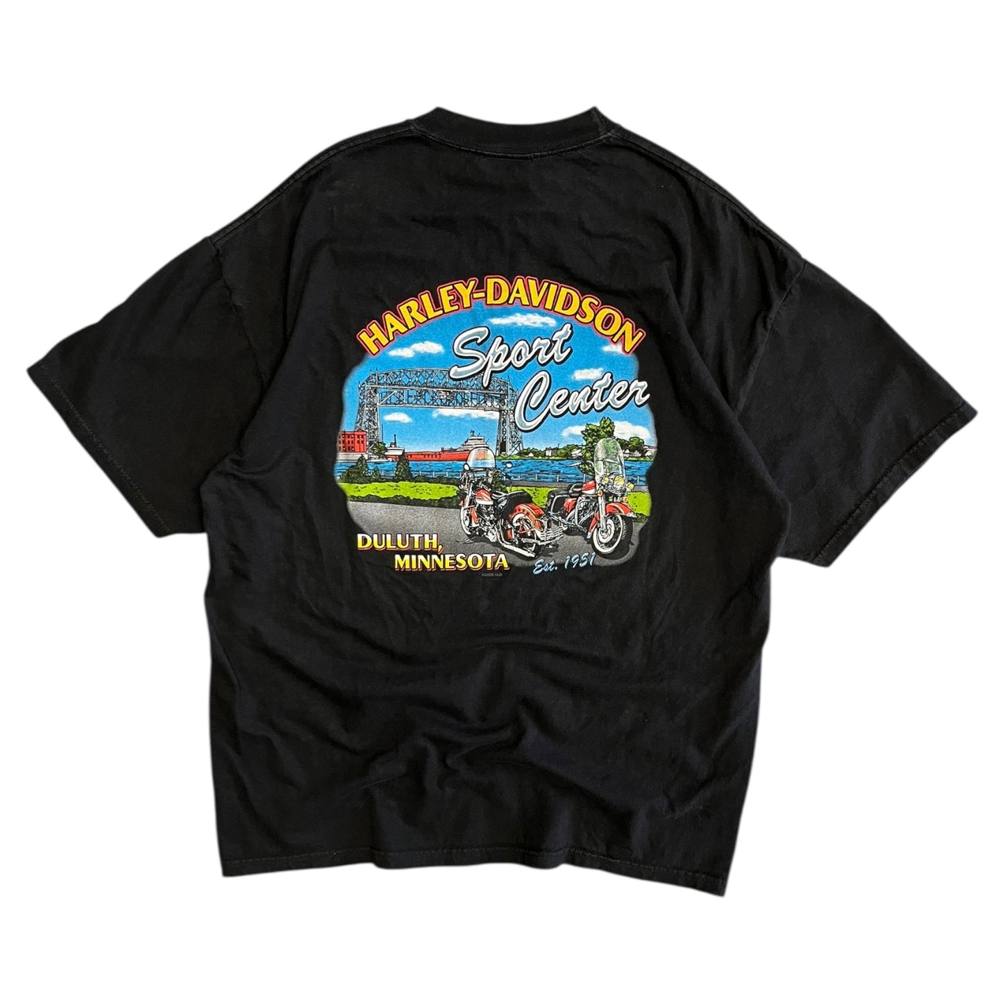 Y2K Harley Davidson Sport Center Women Tee