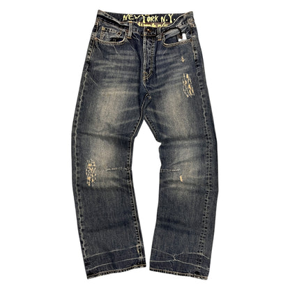 Vintage Ed Hardy by Christian Audigier Panther Jeans