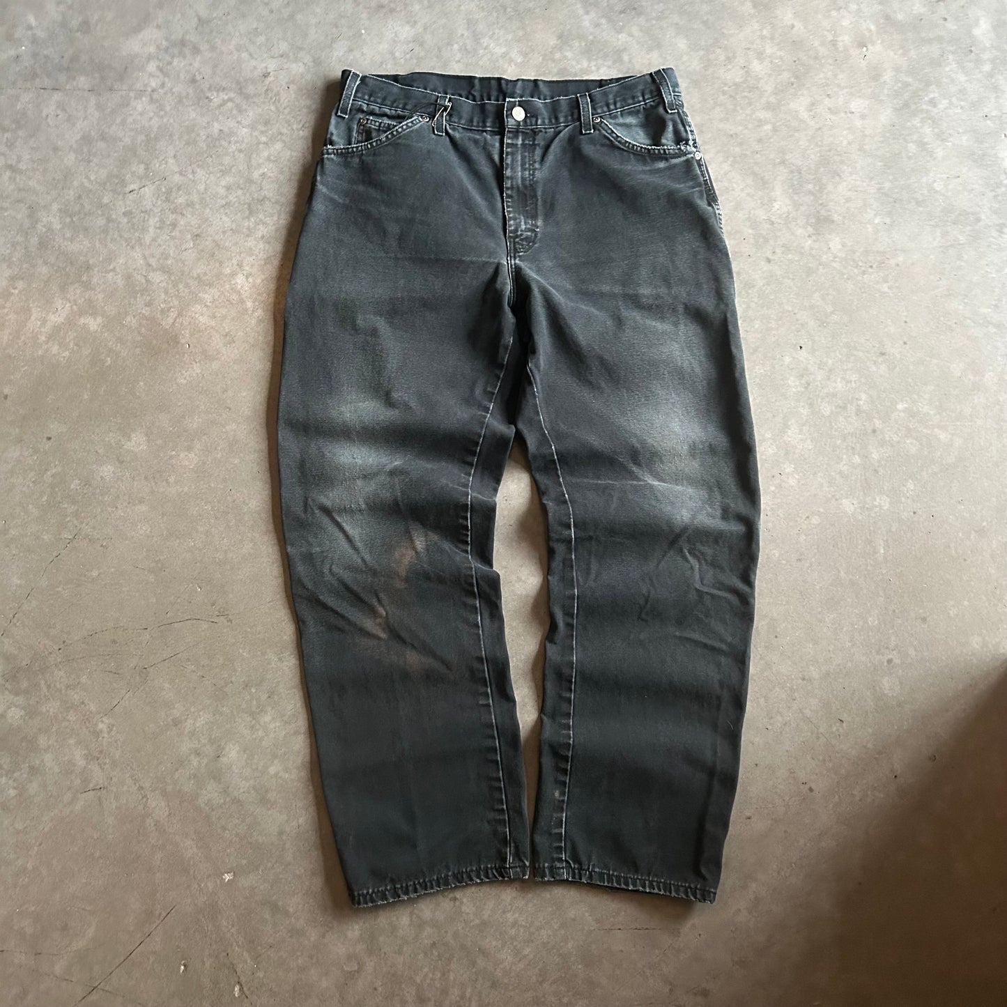 Vintage Dickies Green Faded Carpenter Jeans