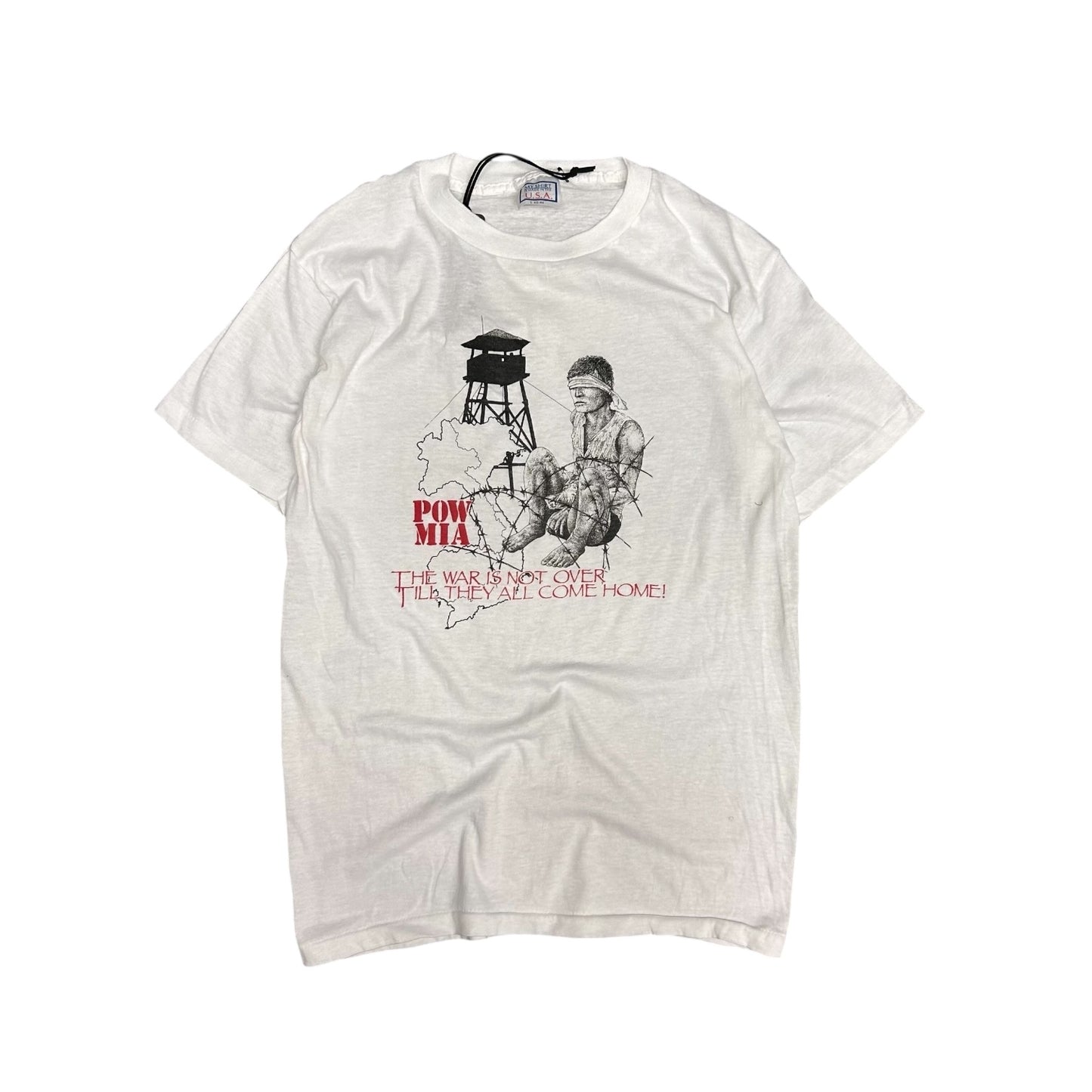 Vintage The War Is Not Over Till They Come Home Tee