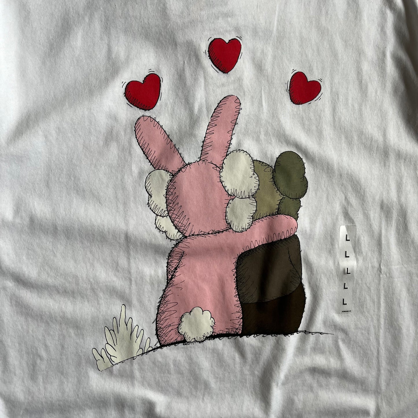 Uniqlo x Kaws x Warhol Pink Bunny Tee