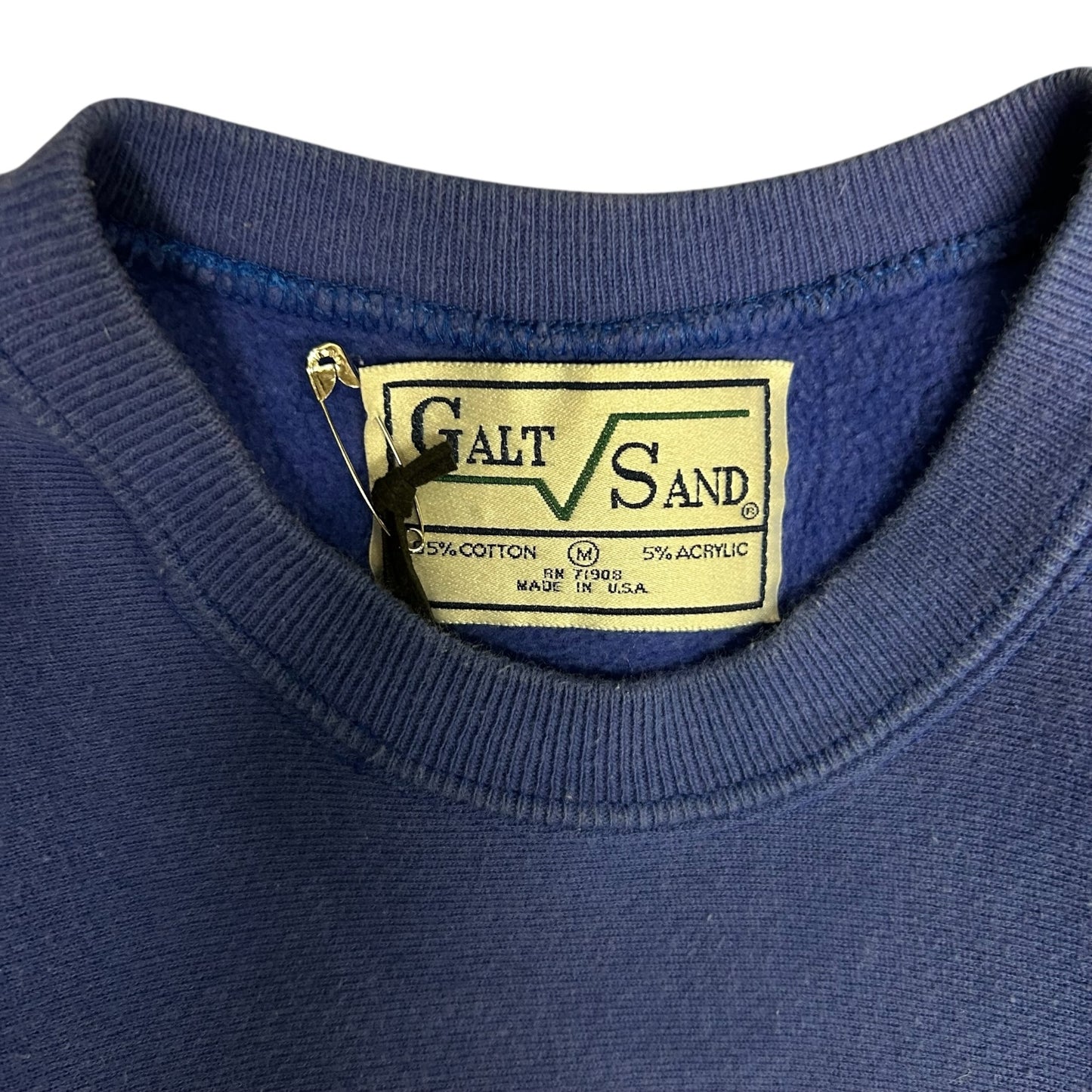 Vintage Galt Sand Alaska Wolves Indigo Sweatshirt