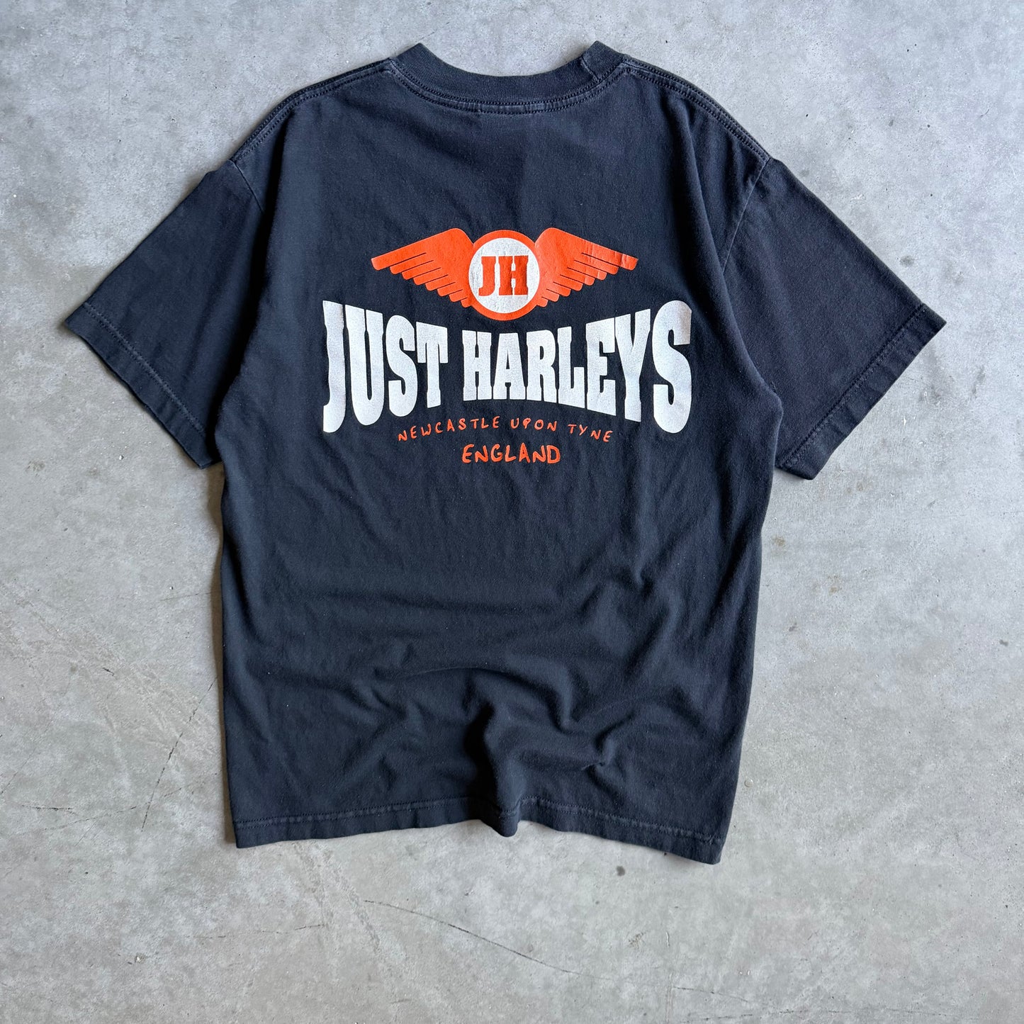 Vintage Harley Davidson Eagle Shield England Just Harley’s Tee