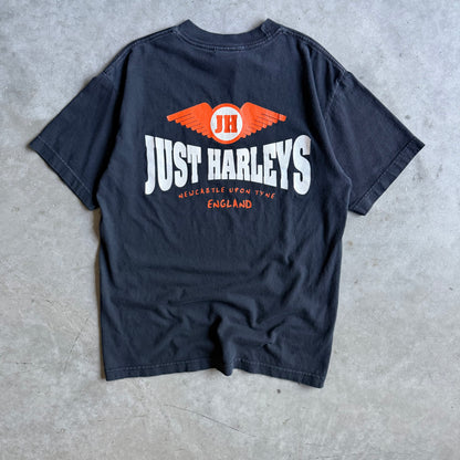 Vintage Harley Davidson Eagle Shield England Just Harley’s Tee