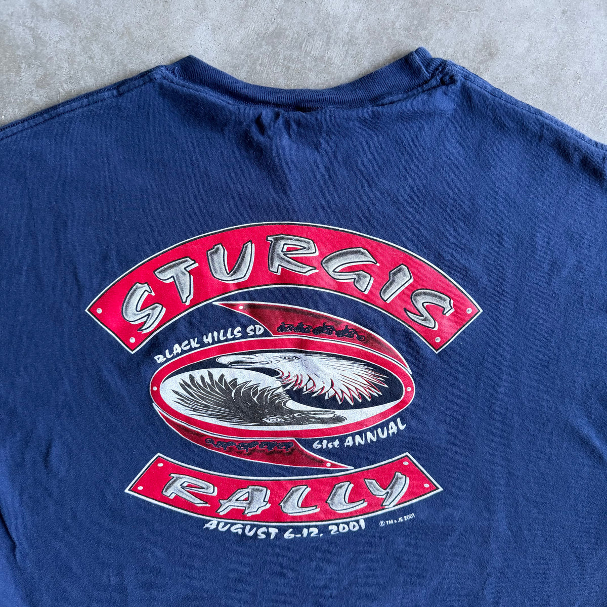 Y2K Sturgis 2001 Black Hills Rally Tee