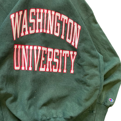 Vintage Washington State Green Reverse Weave