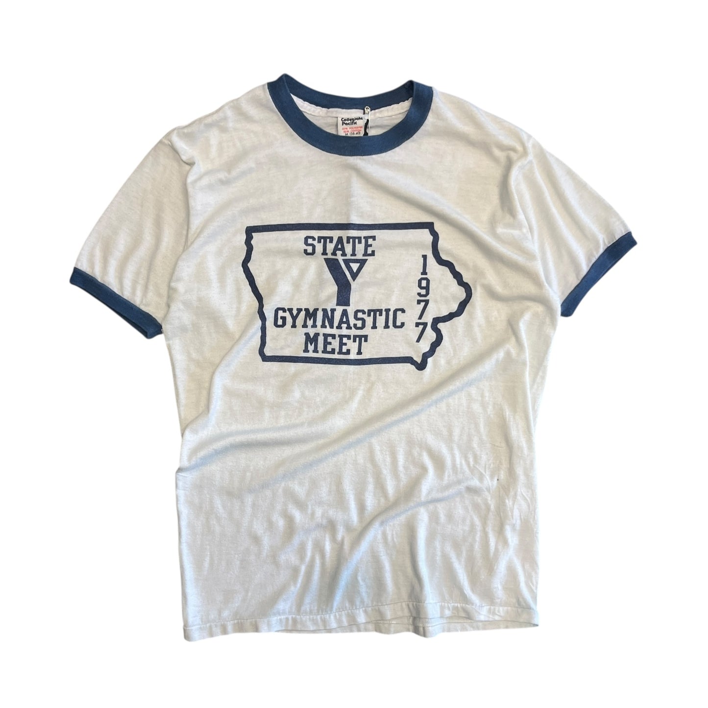 1977 YMCA State Gymnastic Meet Ringer Tee
