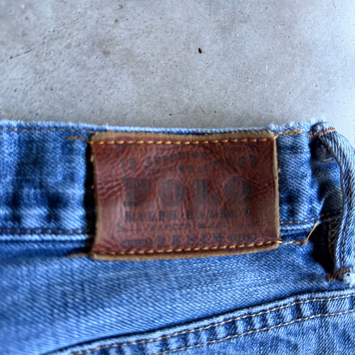 Polo Ralph Lauren Straight Leg Vintage Wash Denim