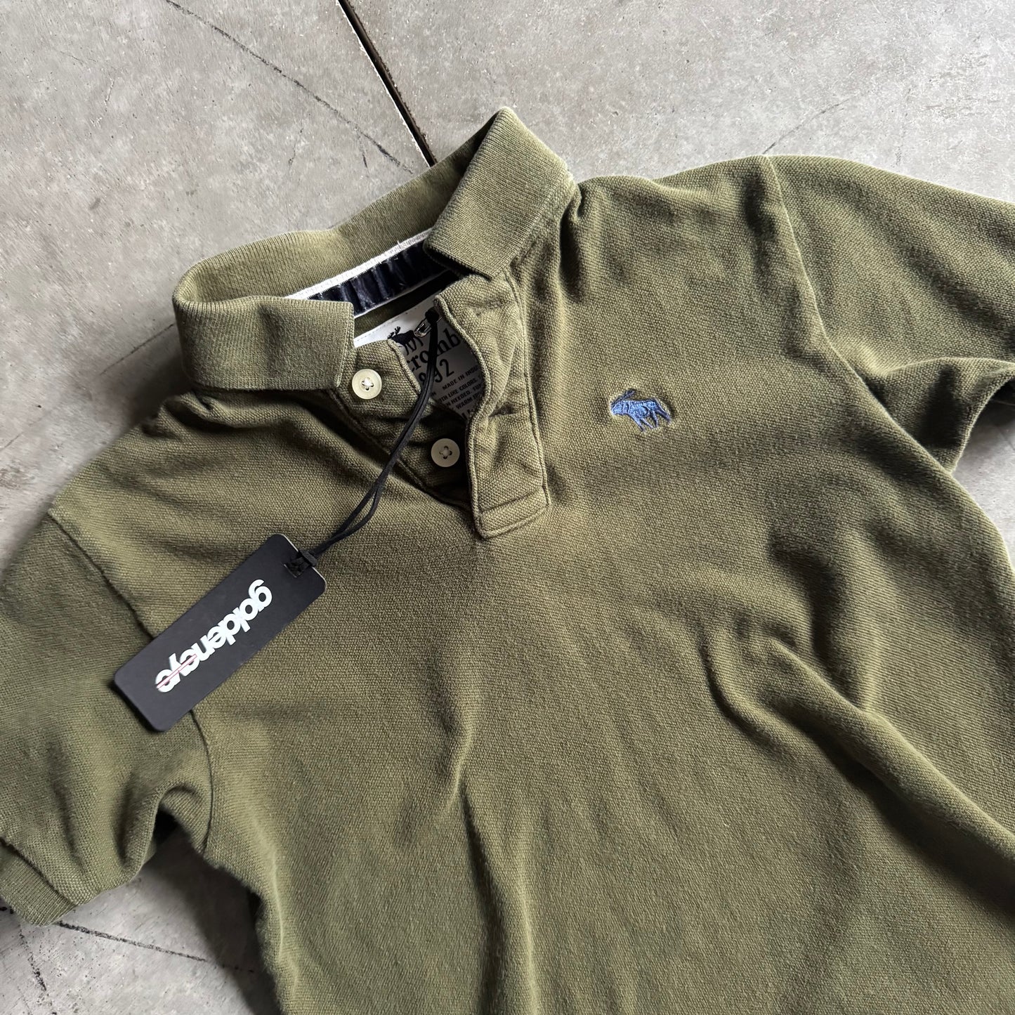 Women’s Y2K Abercrombie & Fitch Forest Green Polo