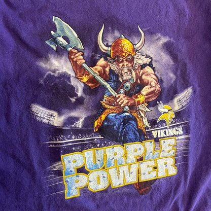 Y2K Vikings Purple Power Tee
