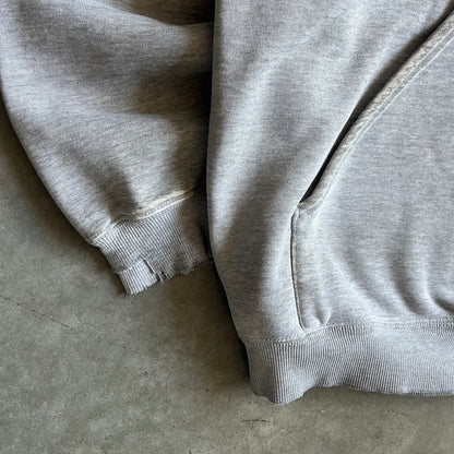 Y2K Carhartt Heather Grey Embroidered Logo Hoodie