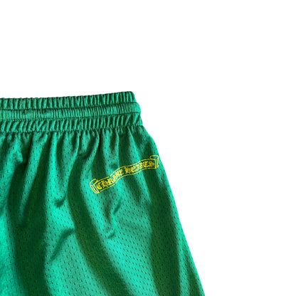 Chrome Hearts Varsity Mesh Shorts Green