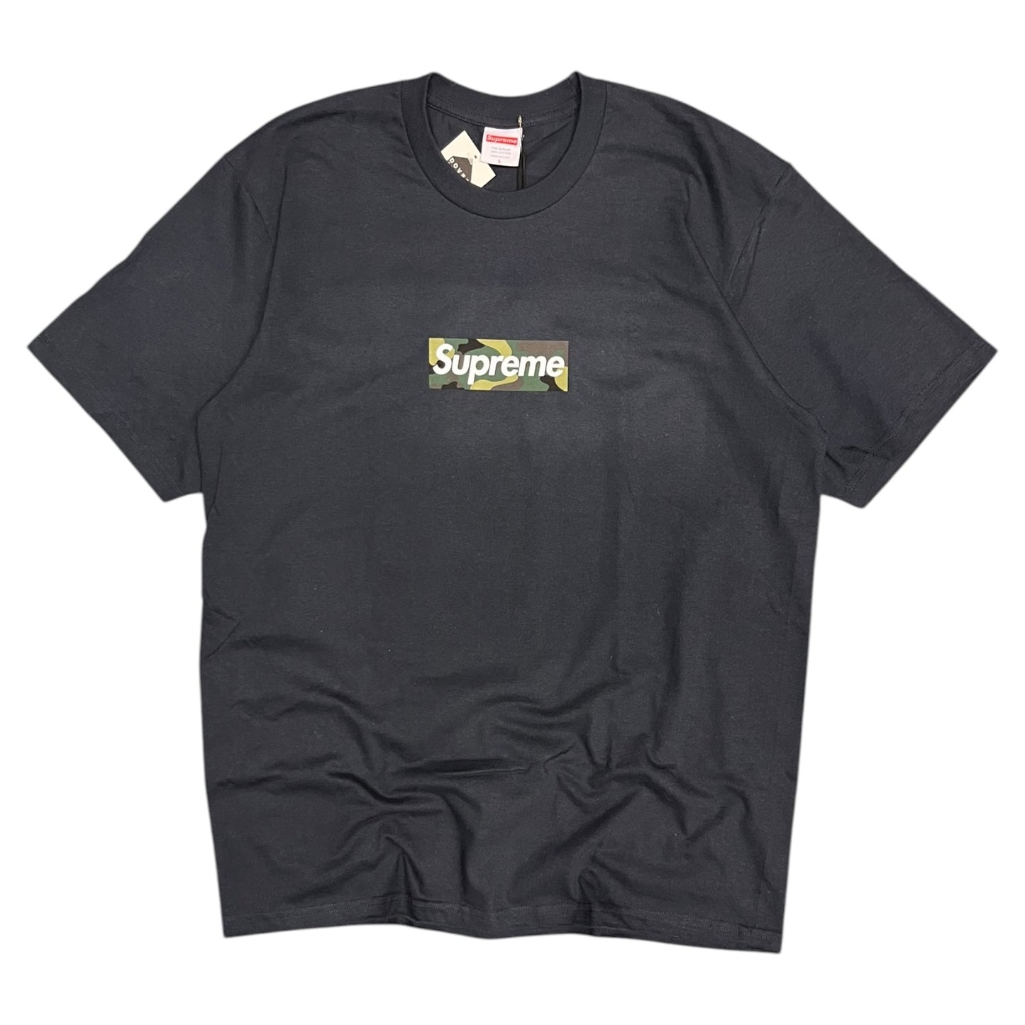 Supreme Camo Box Logo Tee (Navy)