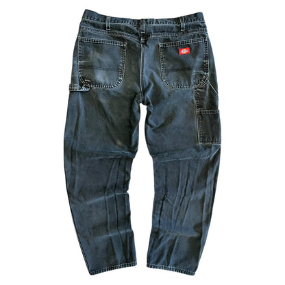 Vintage Dickies Faded Black Heavy Canvas Carpenter Pants