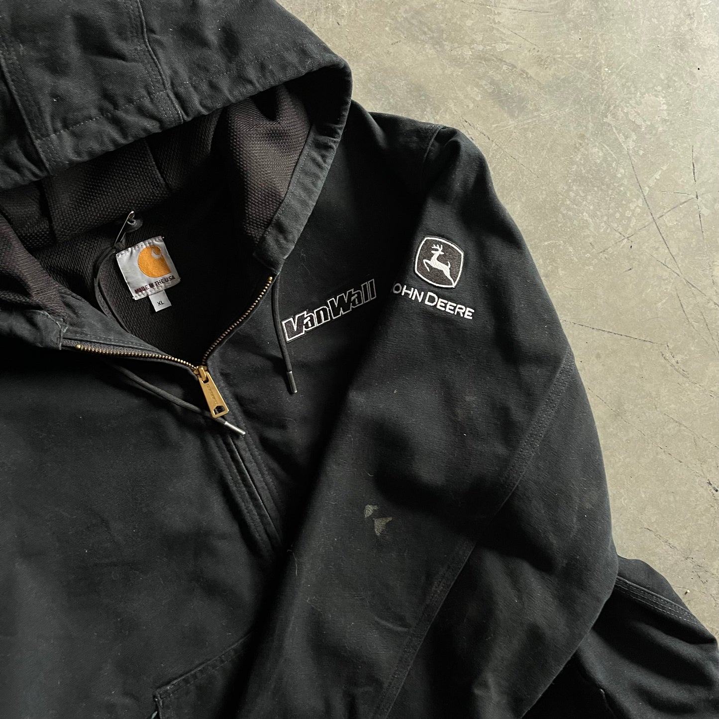 Carhartt ‘J131 BLK’ Black Van Wall Jacket