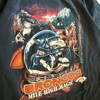 Vintage Denver Broncos Mile High Magic NFL Tee