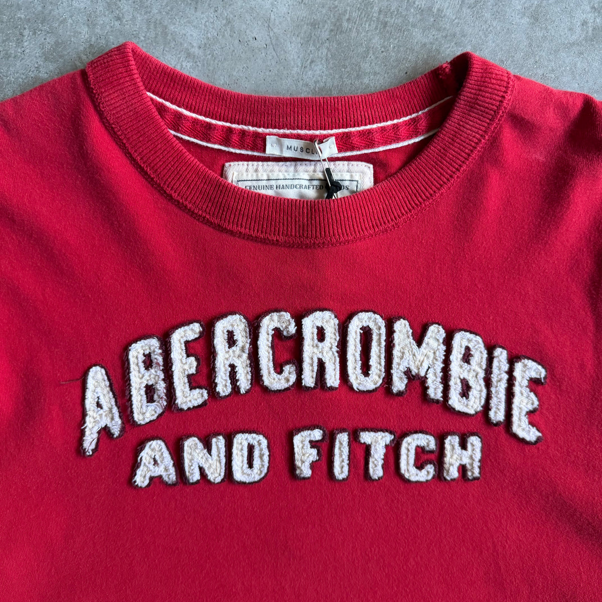 Y2K Abercrombie & Fitch Embroidered Spell-Out Longsleeve