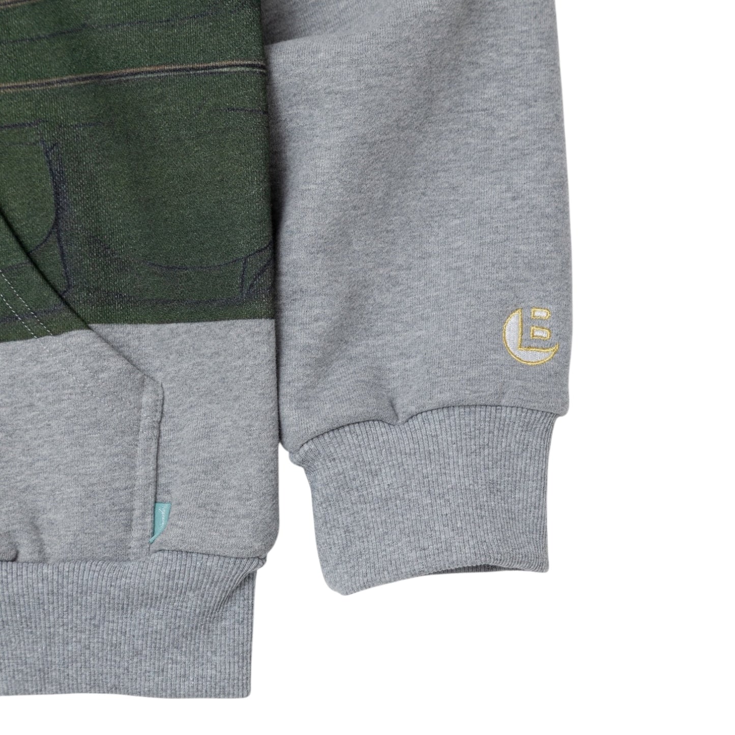 Brigade - Tromp-L'oeil Vest Zip Hoodie (Grey)