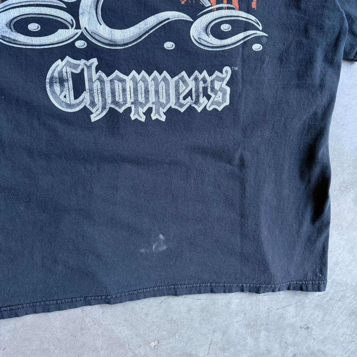 Y2K Orange County Choppers New York Skyline T Shirt