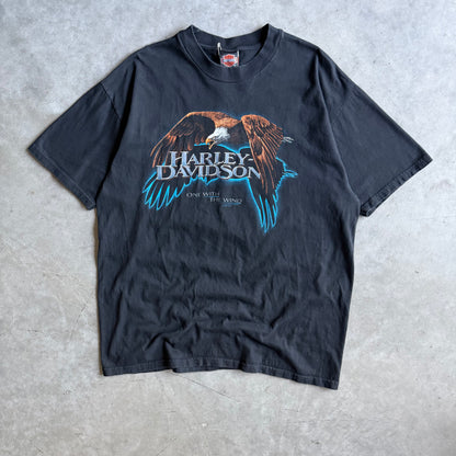 Vintage Hawaii Harley Davidson Eagle ‘One With The Wind’ Tee