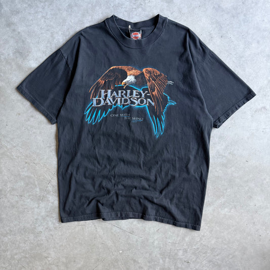 Vintage Hawaii Harley Davidson Eagle ‘One With The Wind’ Tee