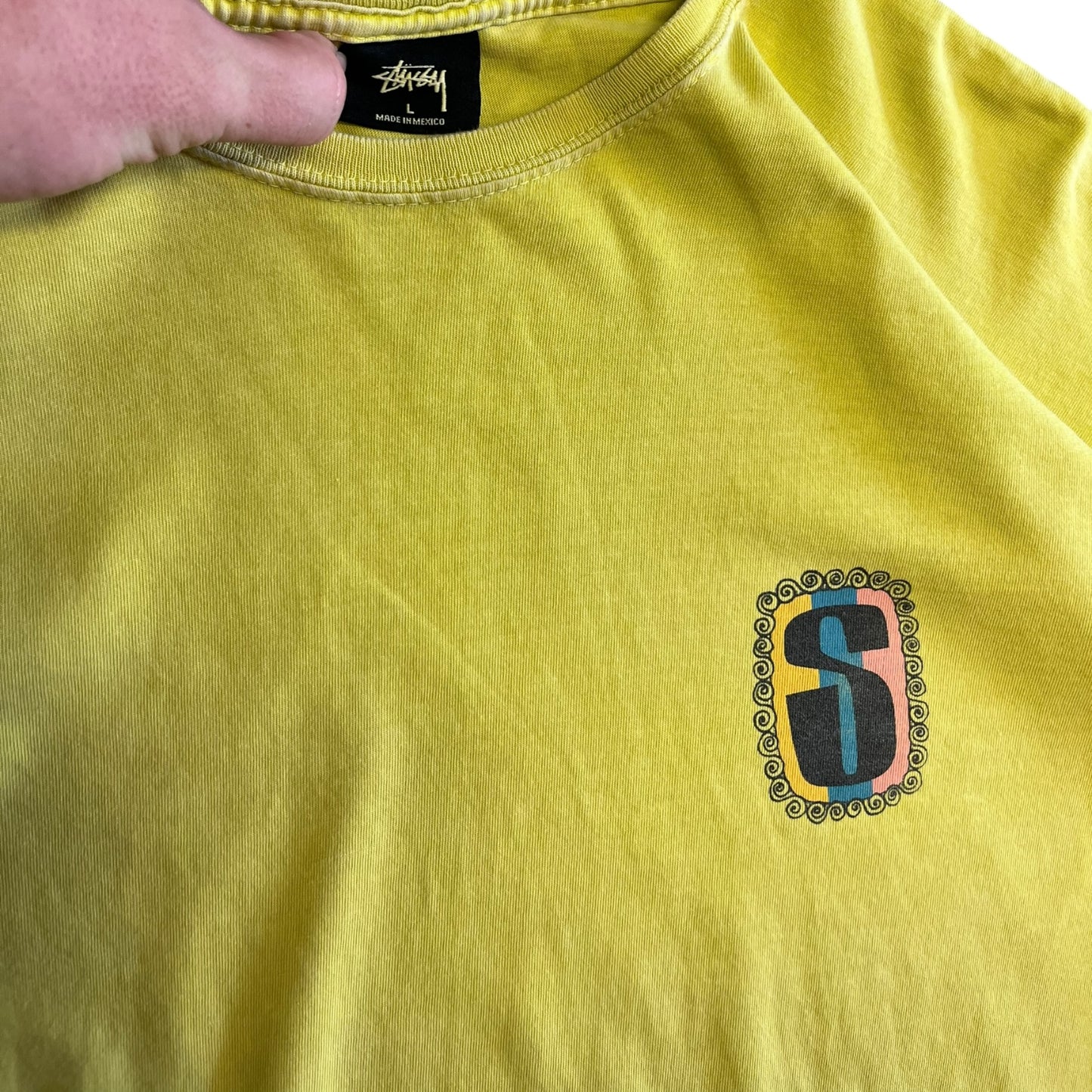 Stussy Yellow Longsleeve Tee