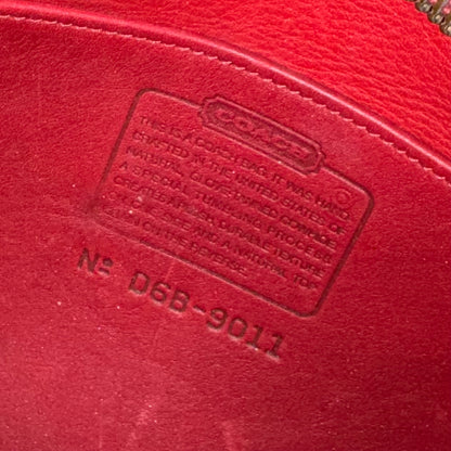 Rare 2006 Coach Red Janice Rough Out