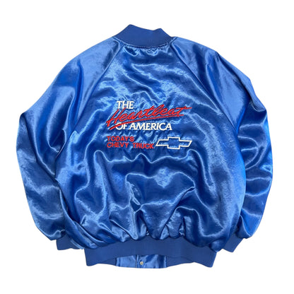 Vintage The Heartbeat Of America Satin Jacket