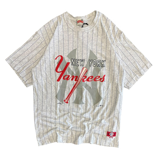Vintage Nutmeg New York Yankees Pinstriped Tee