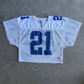 Vintage Russell Athletic #21 Cropped Practice Jersey
