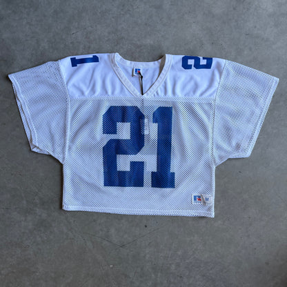 Vintage Russell Athletic #21 Cropped Practice Jersey