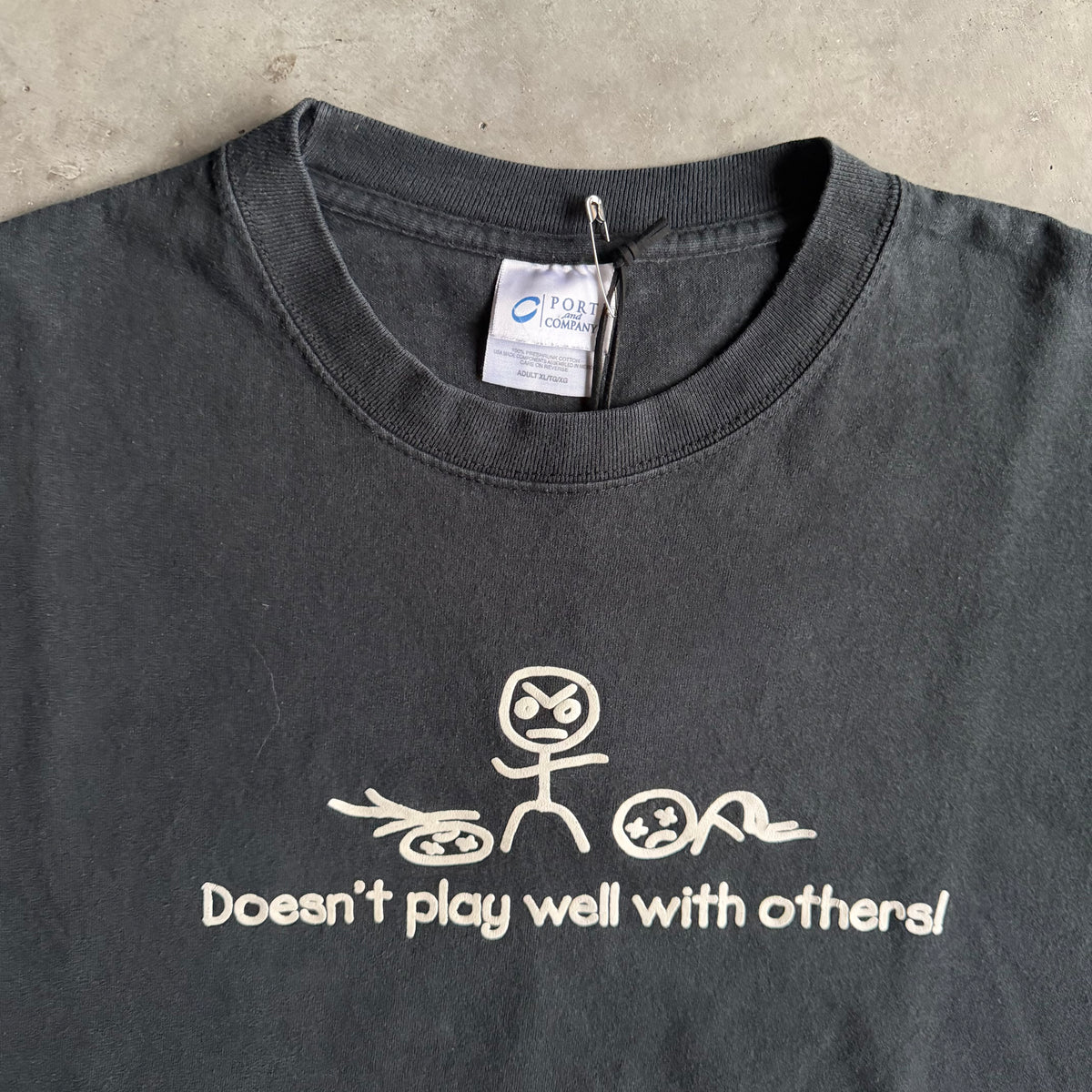 Y2K Doesn’t Play Well With Others Stick Figures T Shirt
